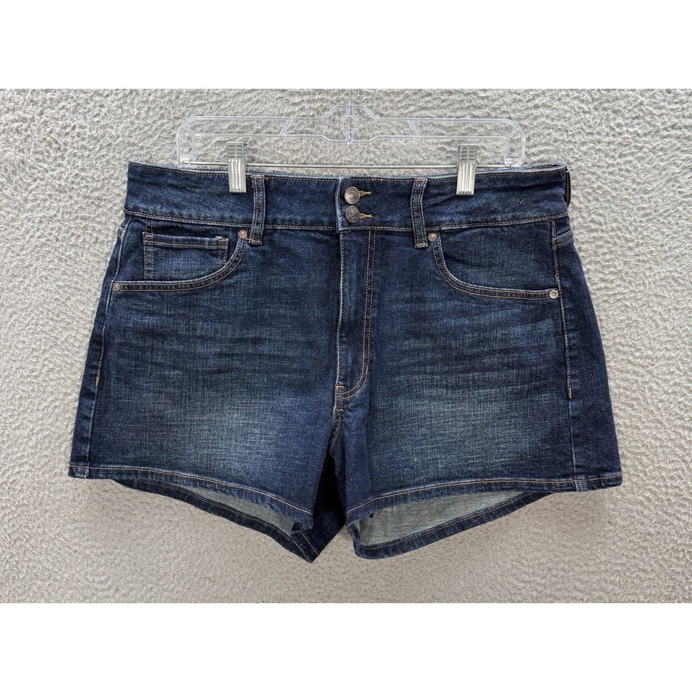 Shyanne Shorts Womens 33 Blue Faye High Rise Short Stretch Distressed Denim
